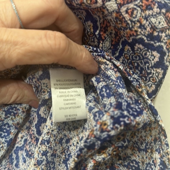 Fourteenth Place  size S sleeveless, multicolor top NWOT - Picture 3 of 4